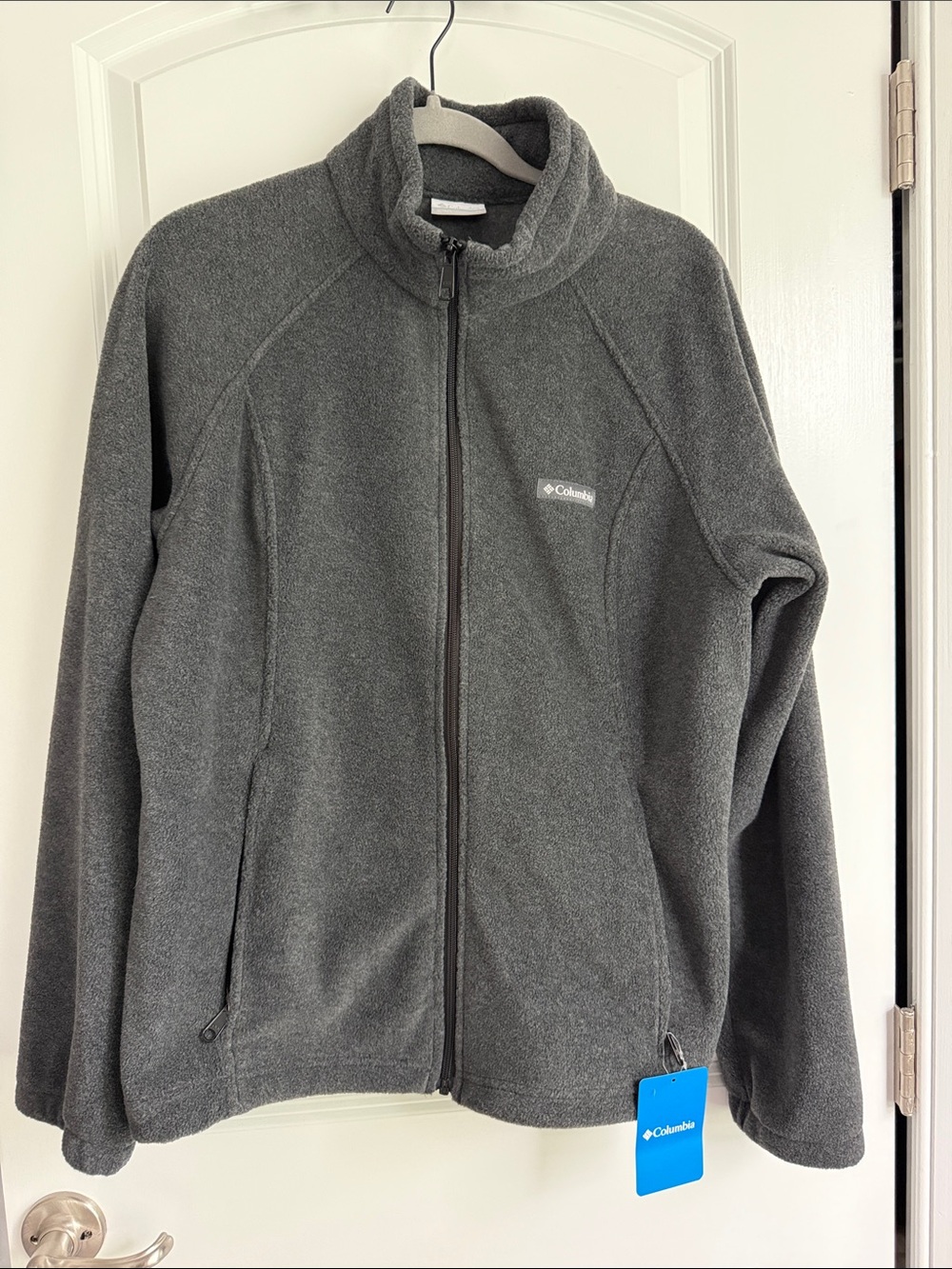 Columbia Dark Gray Full Zip Fleece Jacket